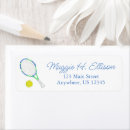 Search for pickleball return address labels Tennis