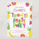 Search for tropical fruit party invitations Summer