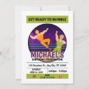 Search for wrestling birthday invitations Wrestler