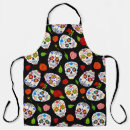 Search for mexican sugar skull aprons Illustration