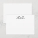 Search for just a note note cards Typography