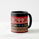 Search for oriental pattern mugs Red
