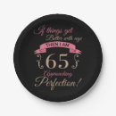 Search for 65th birthday plates Funny