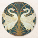 Search for art nouveau coasters Swan