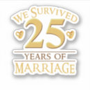 Search for 25 year anniversary stickers Couple