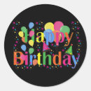 Search for happy birthday with balloons stickers Colourful