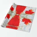 Search for canada wrapping paper Patriotic