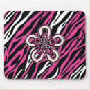 Search for zebra pink mouse mats White