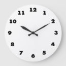 Search for black and white kitchen clocks Simple