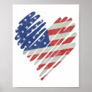 Search for blue heart posters Flag