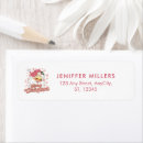 Search for santa return address labels Pink