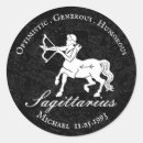 Search for vintage zodiac stickers Sagittarius