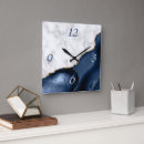 Search for blue marble clocks Luxury