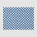Search for blue gingham tissue paper Plaid