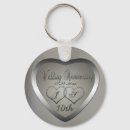 Search for tenth anniversary key rings Couple