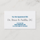 Search for chiropractic appointment cards Reminder