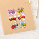Search for comic sayings stickers Superhero