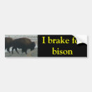 Search for bison bumper stickers Buffalo