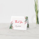 Search for holly berries thank you cards Foliage