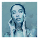 Search for abstract woman face posters Blue