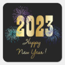 Search for new year fireworks stickers Happy
