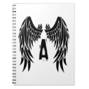 Search for angel wings notebooks Typography