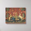 Search for the lady and the unicorn posters canvas prints Senses