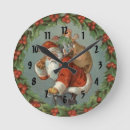 Search for vintage santa claus clocks Victorian