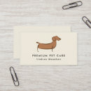 Search for dachshund dog business cards Pet services
