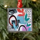 Search for dotted dot christmas tree decorations Black and white