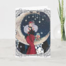Search for art deco christmas postcards Lady