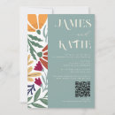 Search for modern abstract wedding invitations Retro