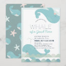 Search for whale baby boy shower invitations Waves