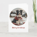 Search for border collie christmas cards Snowman