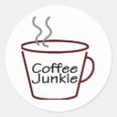 Search for junkie stickers Coffee
