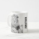 Search for black lion mugs Modern