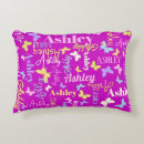 Search for purple and lime green cushions For her