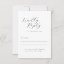 Search for black rsvp cards Elegant