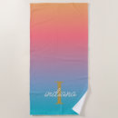 Search for orange beach towels Script