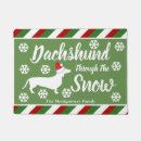 Search for dachshund christmas decor Red and green