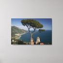 Search for amalfi coast canvas prints Tyrrhenian sea