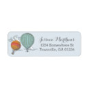 Search for hot air balloon return address labels Vintage