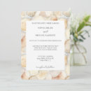 Search for sea shells wedding invitations Coastal