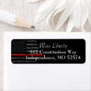 Search for us flag return address labels Vintage