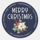 Search for blue berries stickers Merry christmas