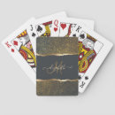 Search for luxury playing cards Initials