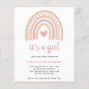 Search for rainbow baby girl shower invitations Boho