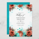Search for rustic turquoise wedding invitations Botanical