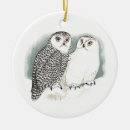 Search for snowy owl christmas tree decorations White