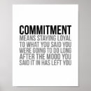 Search for commitment posters Black and white